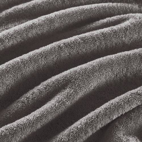 8-Piece Ultra-Soft 100% Cotton Absorbent Towel Set, Charcoal
