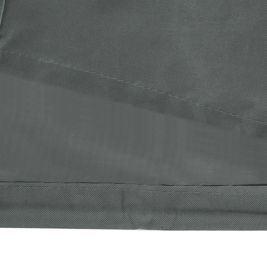 Outdoor Patio Swing Chair Cover, Waterproof 600D Oxford, UV-Resistant with Zipper & Drawstring, 80.75 x 48.75 x 64.5 in, Gray