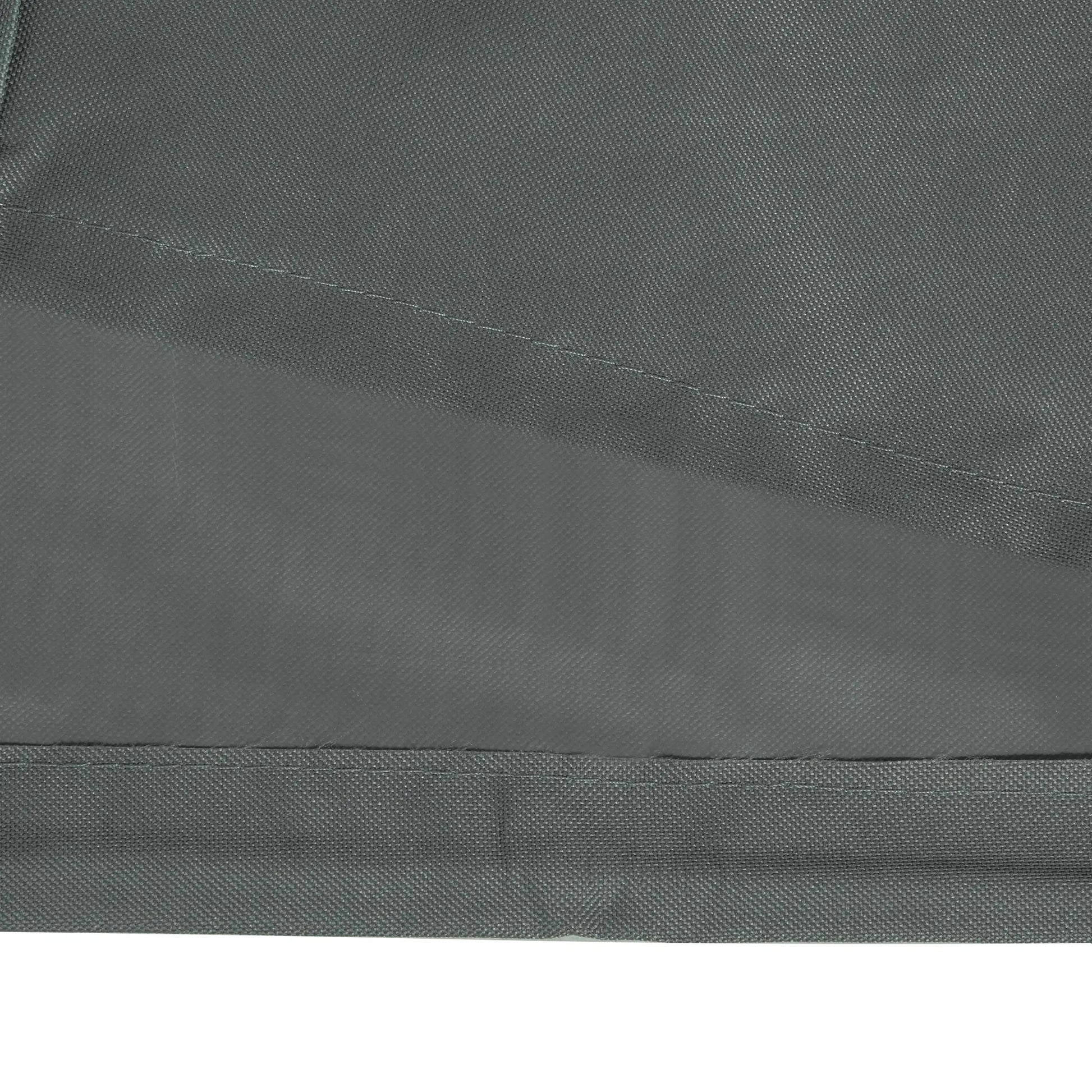 Outdoor Patio Swing Chair Cover, Waterproof 600D Oxford, UV-Resistant with Zipper & Drawstring, 80.75 x 48.75 x 64.5 in, Gray