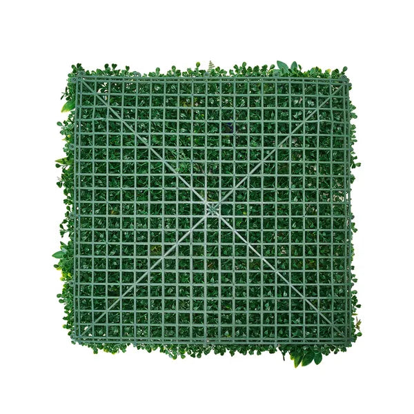 12-Pack Artificial Boxwood Grass Wall Panels, 20x20 Inch UV Protected Greenery Backdrop for Indoor Outdoor Wedding Garden Fence Decor