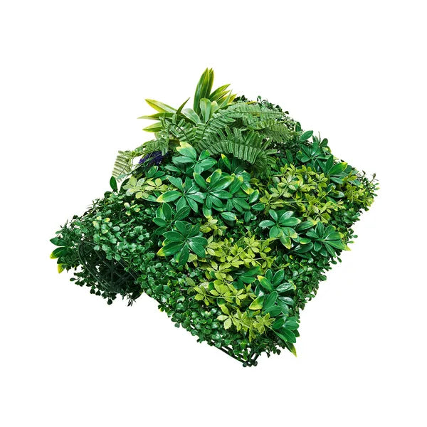 12-Pack Artificial Boxwood Grass Wall Panels, 20x20 Inch UV Protected Greenery Backdrop for Indoor Outdoor Wedding Garden Fence Decor