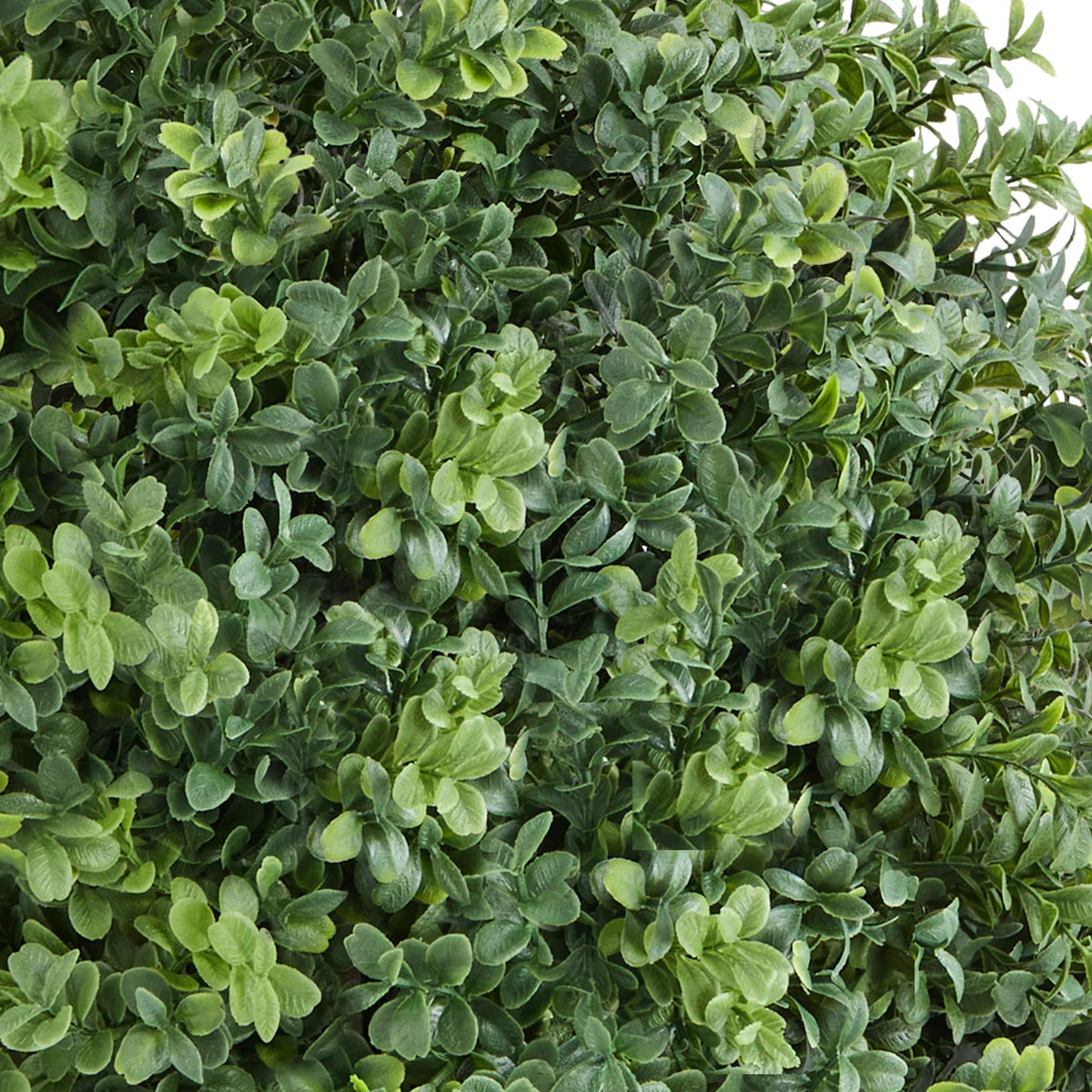 Artificial Topiary Boxwood Trees with Ground Spike, 22 Inch 2 Pack Faux Shrubs & Bushes, Realistic Evergreen Potted Plants