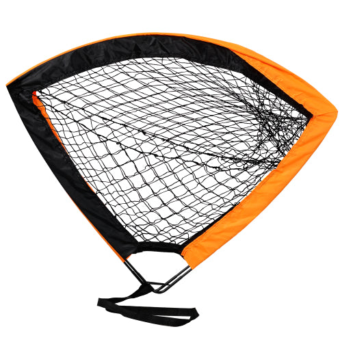 2 Pack Pop Up Soccer Goals, Portable Soccer Nets for Kids Youth Adults, Outdoor Soccer Goal Set for Backyard Games & Soccer Training Orange