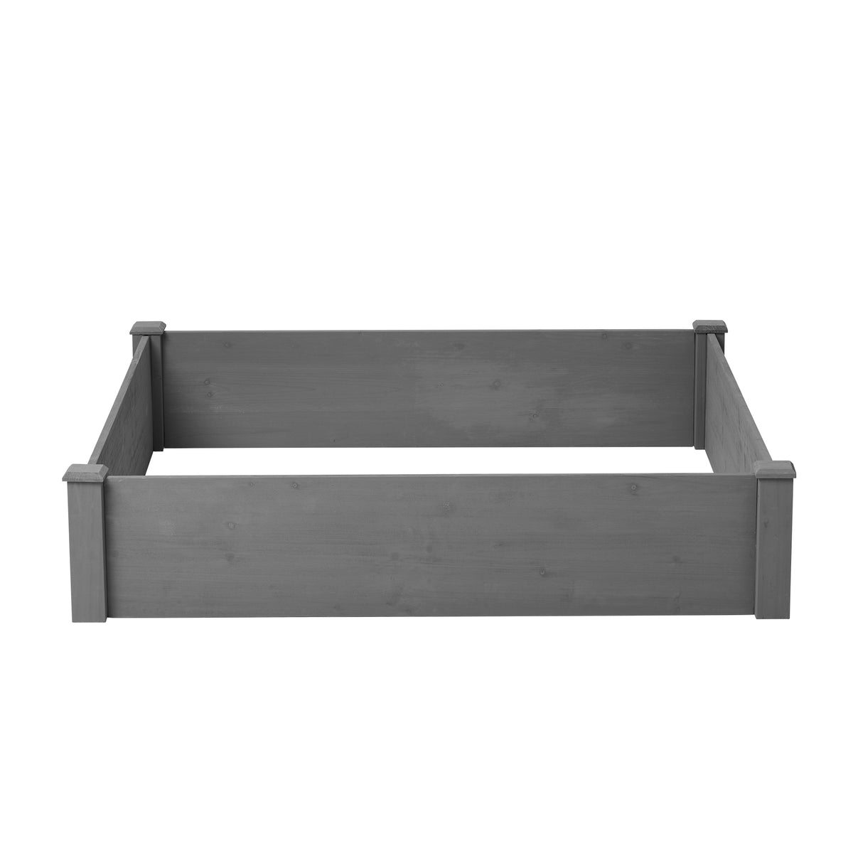 AEELLEEA Raised Garden Bed, Outdoor Wood Planter Box, Tool-Free Assembly, Elevated Bed for Growing Herbs