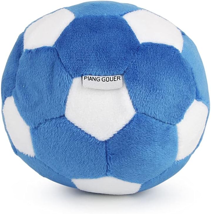 3-PACK Interactive Dog Toys Ball Suitable for Small and Medium Dogs, Soccer Ball, Football and Tennis Balls for Dogs, Stuffed with Fluffy Squeak Dog Toys, Puppy Dog Plush toys, Dog Birthday Gifts