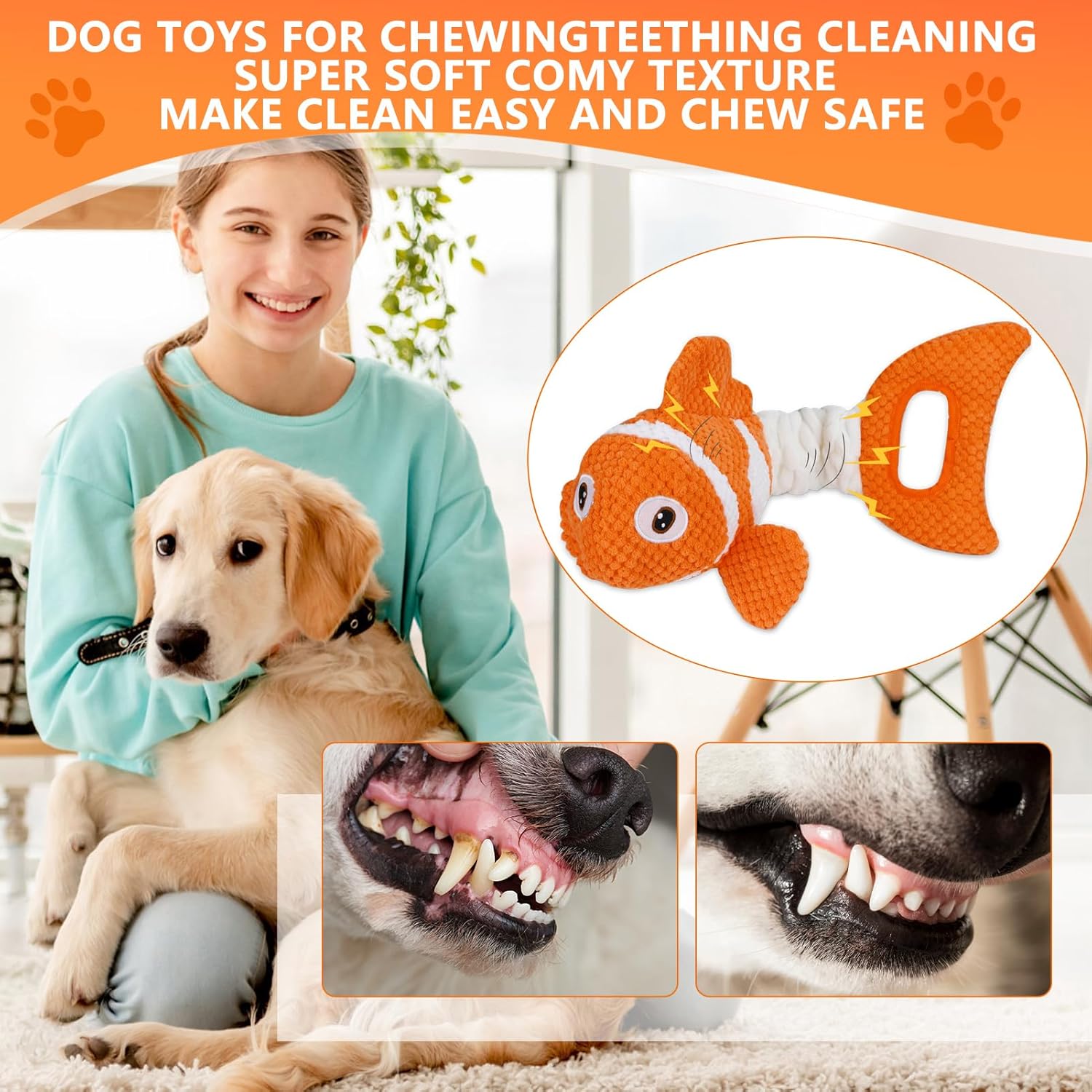 ZippyPaws Durable Interactive Tug Dog Toy: Soft Fabric, Indoor/Outdoor for All Dogs