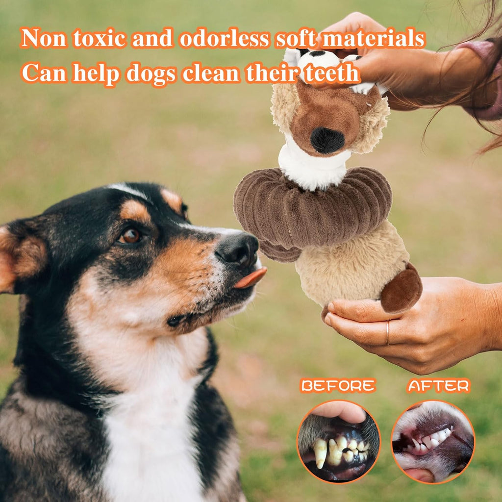 ZippyPaws Squeaky Plush Stuffed Crinkle Pet Chew Toys for  Dogs, Puppy Teething Toys for Boredom & Training