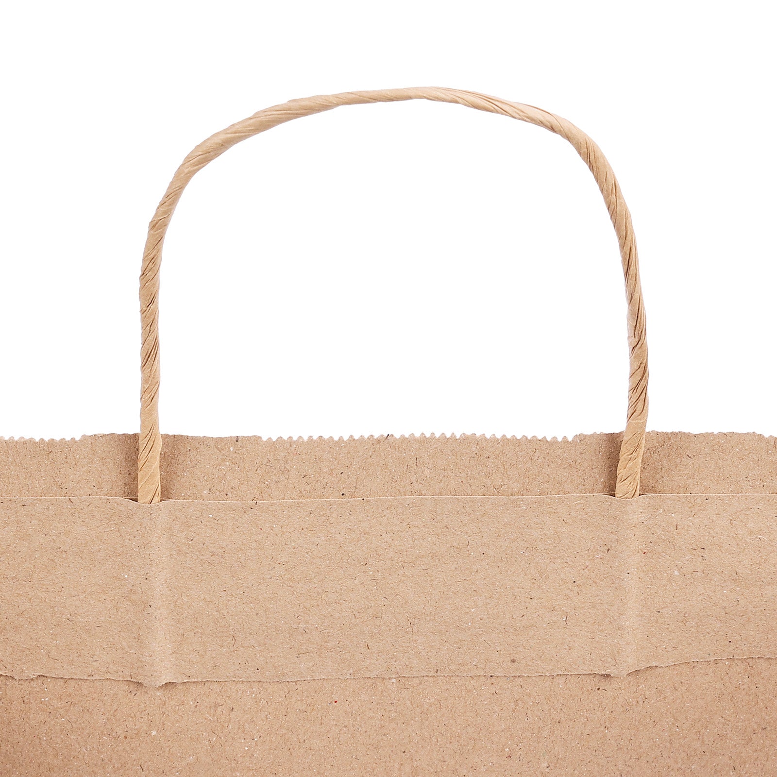 50 Pack 16x6x12 Inch Brown Kraft Paper Bags with Handles, Recyclable Plain Gift Shopping Totes, Disposable Retail Merchandise Bags for Party Boutique Grocery Packaging