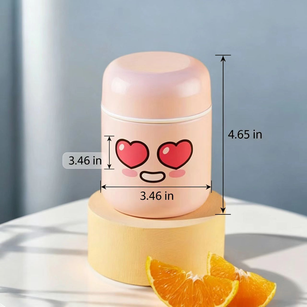 AEELLEEA-Mini Insulated Bottle 280ml Portable Small Thermal Cup, Leakproof Travel Drink Container For Hot Cold Drinks Pink