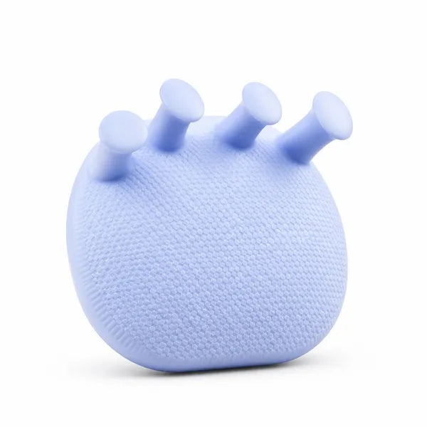 Silicone Toe Separator & Foot Massage Pad, Soft Toe Spacer Cushion for Home Foot Care, Blue