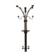 Coat Rack Freestanding Stand, Metal Coat Tree with Multiple Hooks for Jackets Hats Bags, Standing Hall Tree for Entryway