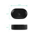 Oval Black Ceramic Vessel Sink, Above Counter Bathroom Vanity Bowl, Modern Porcelain Sink Basin No Faucet No Drain
