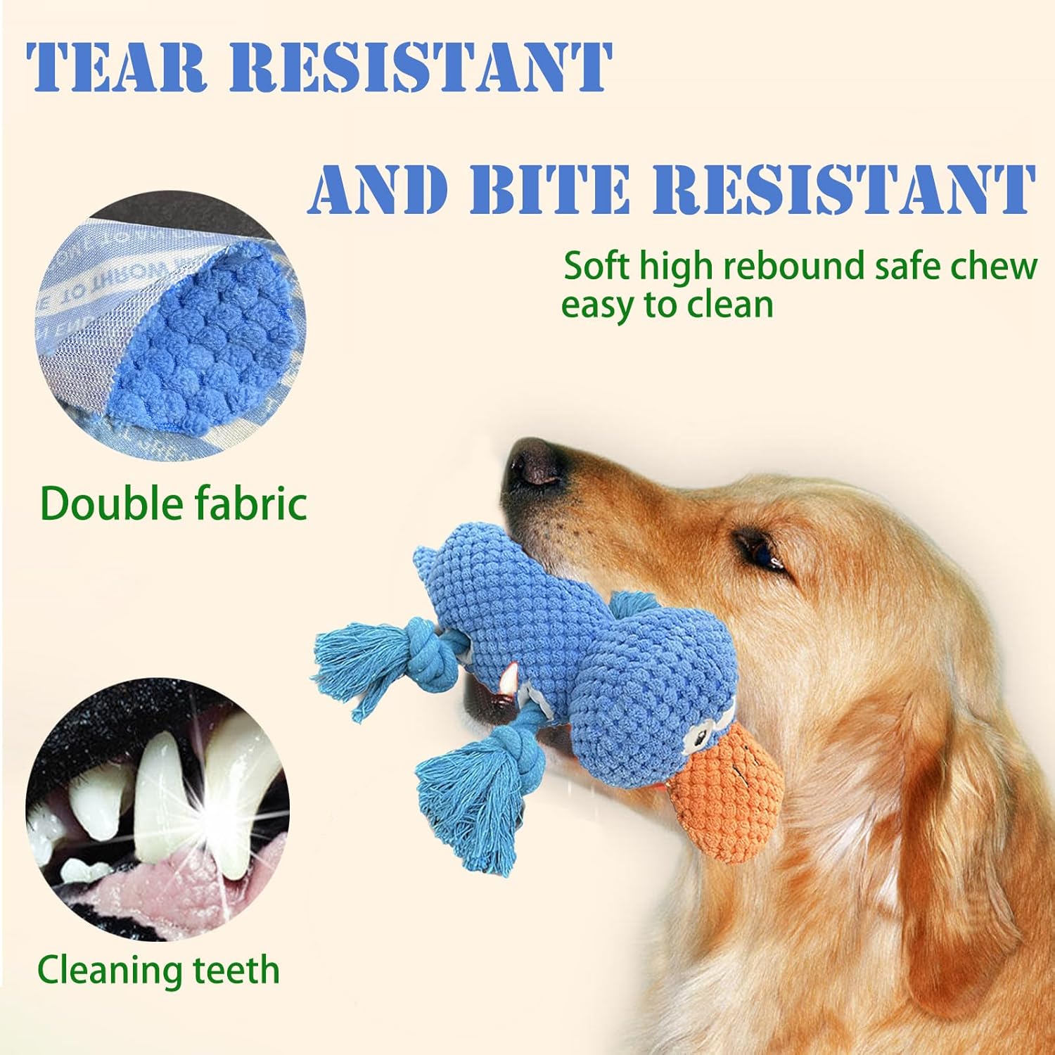 Dog Toys, Wrinkled Paper Plush Toys  Dogs, Durable Dog Squeaky Toys