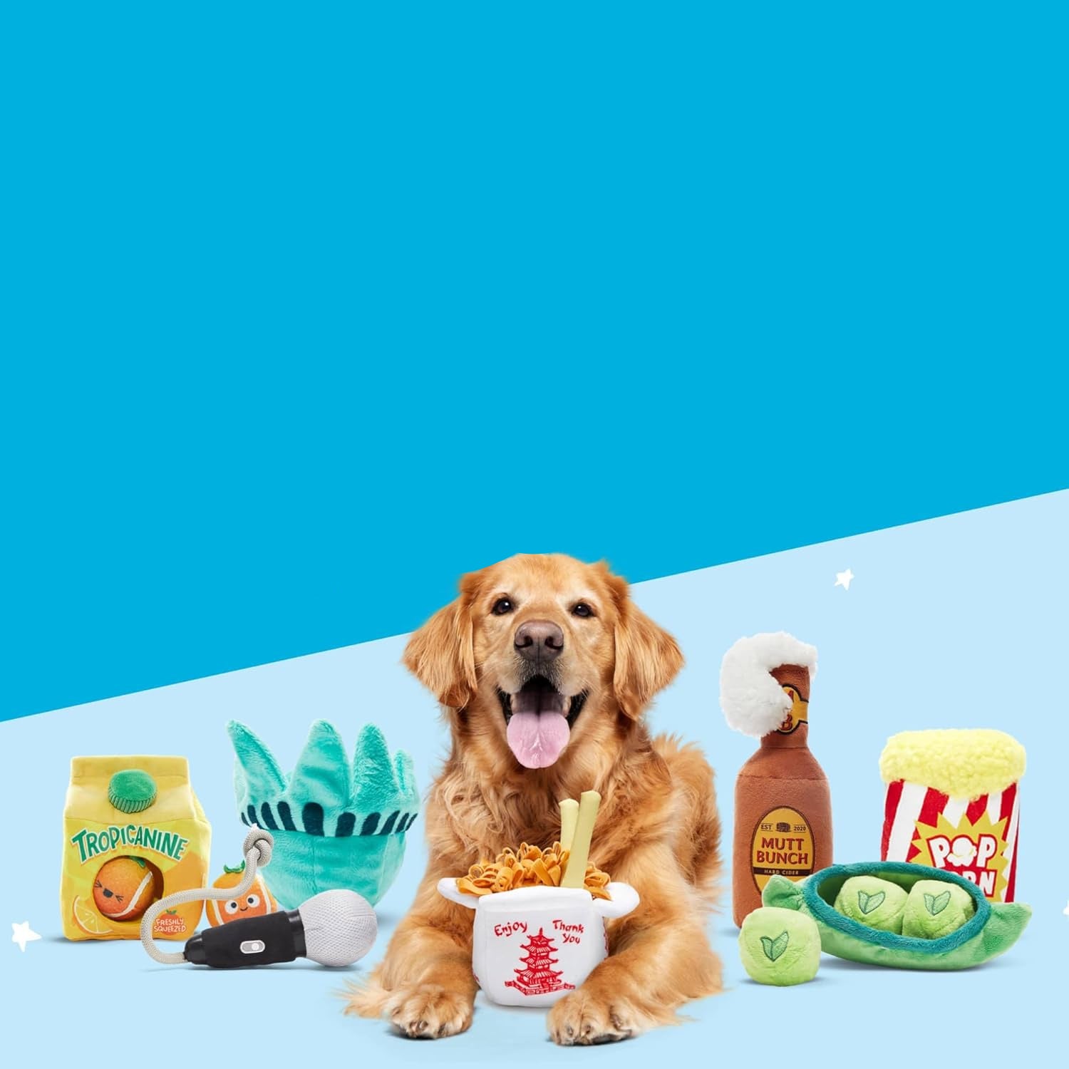 ZippyPaws of BarkBox Bundle Squeaky Dog Toys Plush Chew Toys  Pet Toys