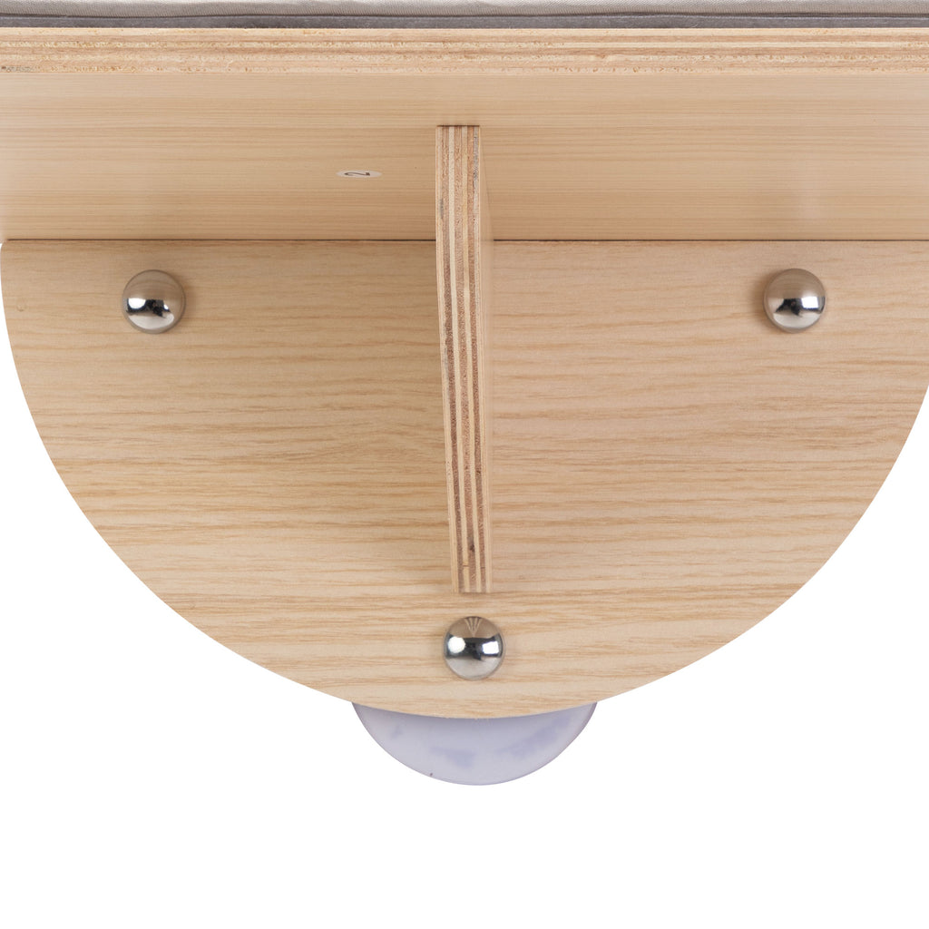 Wooden Suction Cup Cat Window Perch, Window Mount Cat Shelf with Washable Felt Pad, Cat Window Seat for Indoor Cats Sunbathing