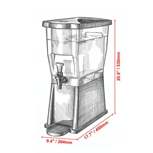 Beverage Dispenser with Spigot