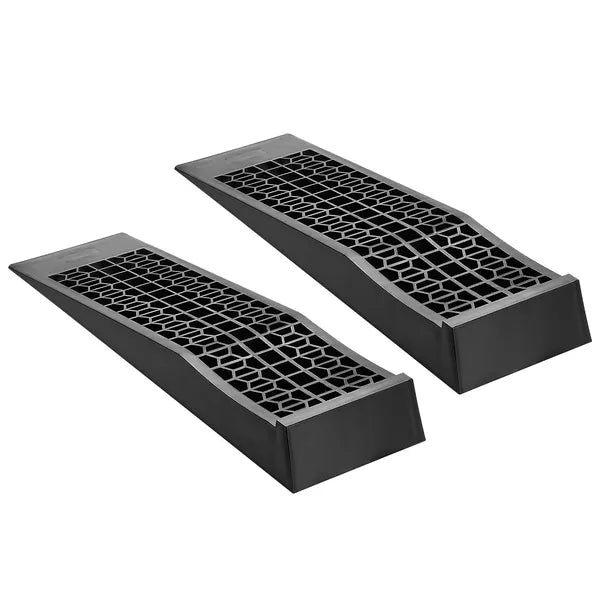 AEELLEEA 2-Pack Low Profile Car Ramps 27.4" L x 7.87" W, 2.56" Lift 10000 lbs Plastic Vehicle Service Ramps for Low Cars