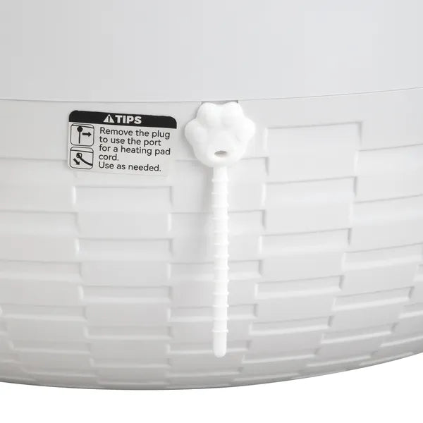 White Cat Litter Box Bulk 18 Pack, Semi-Open High Side Anti-Splash Cat Toilet, PP Plastic Pet Litter Pan for Kitten & Adult Cats