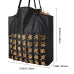 Horse Slow Feeder Hay Bag, 21.65"x7.28"x25.2" Hanging Nylon Hay Bag with 1.81" Holes, Adjustable Straps