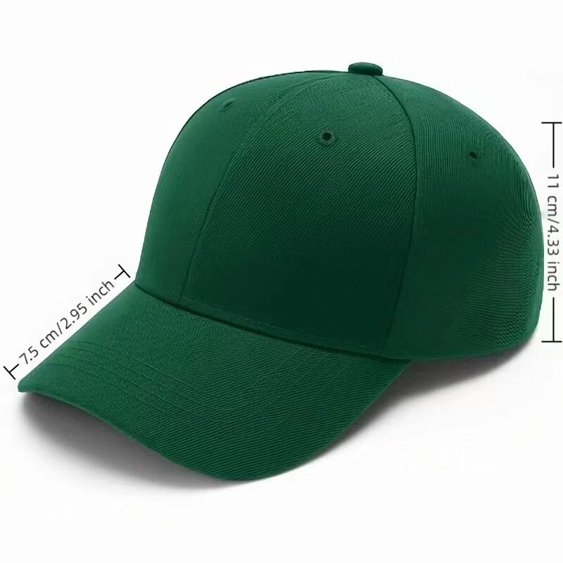Classic Adjustable Baseball Cap for Men and Women, Unisex Casual Hat for Everyday Wear and Outdoor Activities