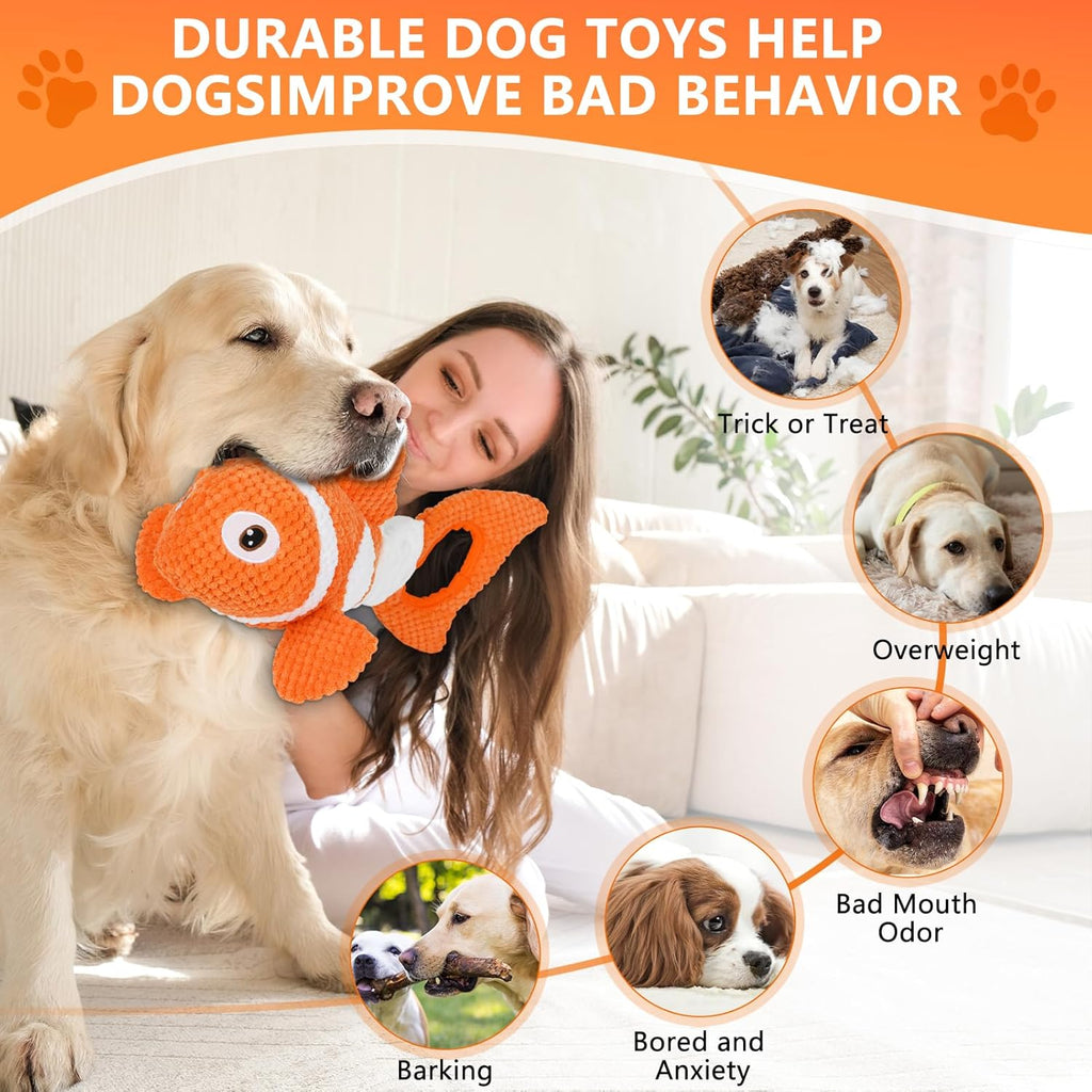 ZippyPaws Durable Interactive Tug Dog Toy: Soft Fabric, Indoor/Outdoor for All Dogs