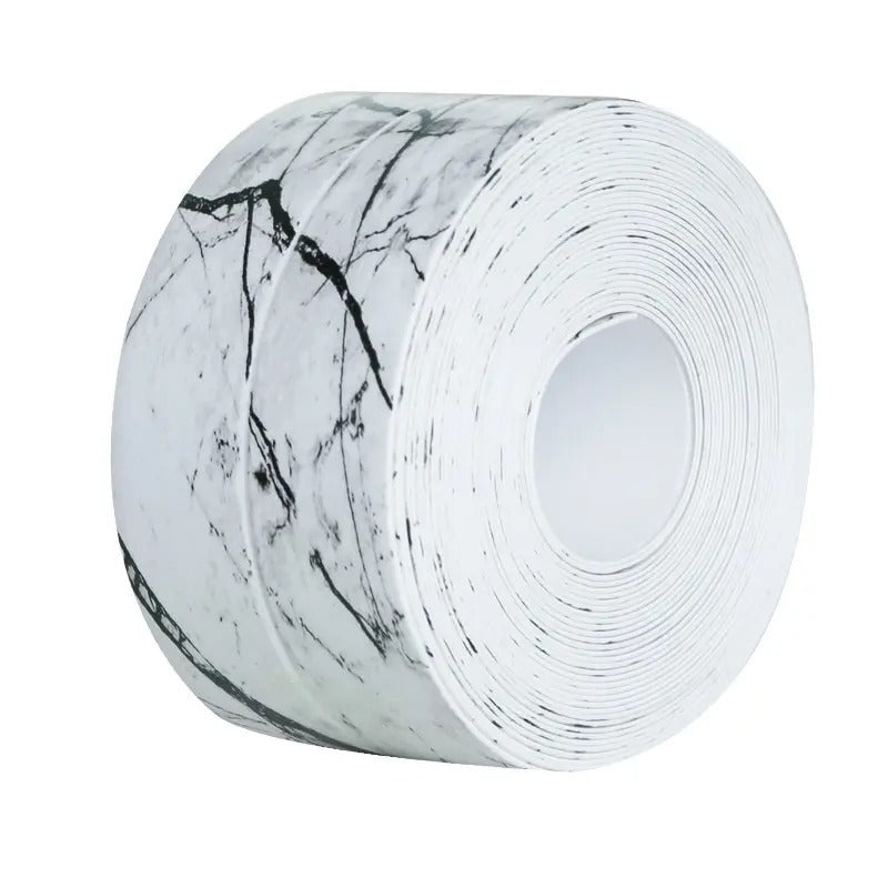 1 Roll Self-Adhesive Waterproof Caulk Strip, Kitchen & Bath Sealing Tape, Moisture-Proof Edge Trim for Toilet & Sink Seams