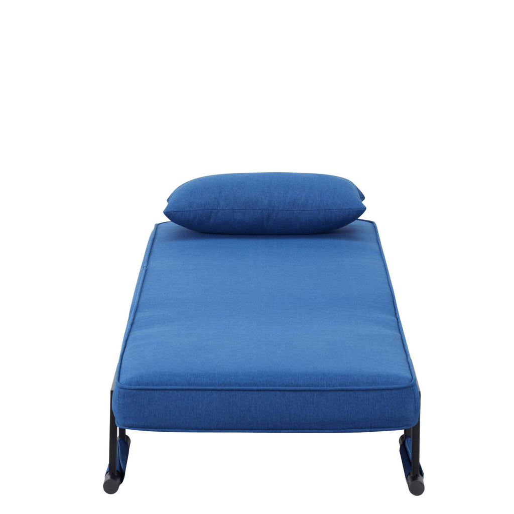 26” Folding Arm Chair Lounge 4-in-1 Convertible Sofa Bed