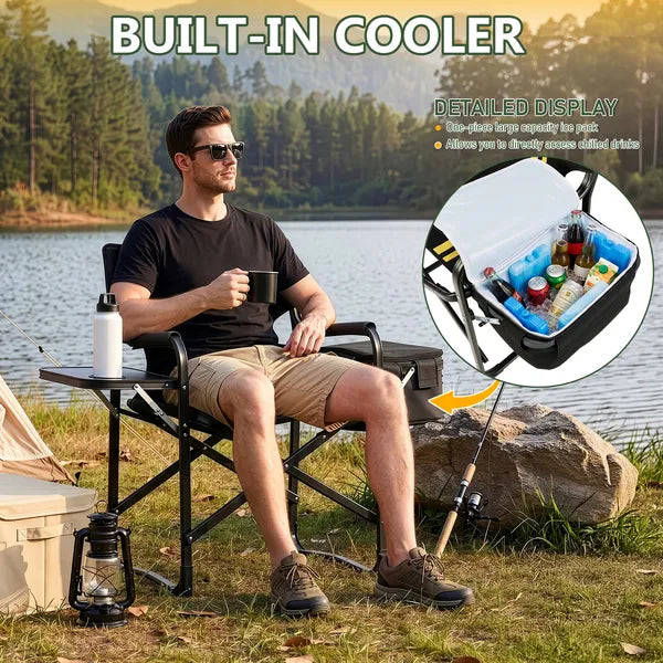 Classic Portable Folding Camping Chair, Heavy Duty Outdoor Foldable Chair for Camping, Picnic, Beach, Garden