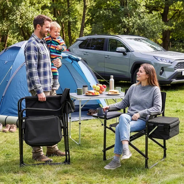 Classic Portable Folding Camping Chair, Heavy Duty Outdoor Foldable Chair for Camping, Picnic, Beach, Garden