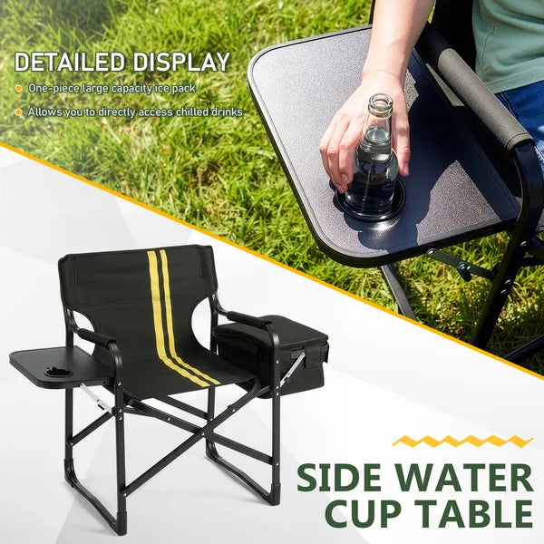 Classic Portable Folding Camping Chair, Heavy Duty Outdoor Foldable Chair for Camping, Picnic, Beach, Garden