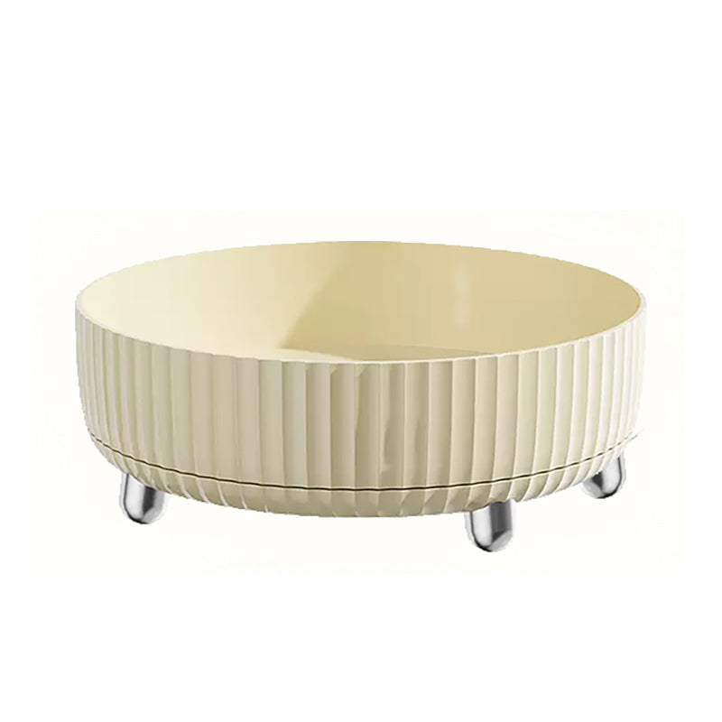 360 Degree Rotating Makeup Organizer Tray, Lazy Susan Perfume and Skincare Storage Organizer for Vanity, Dresser and Bathroom Countertop-cream