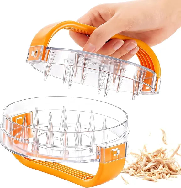 Aeelleea Meat Shredder Tool, Twist Chicken Shredder, BPA Free Clear Meat Shredding Machine for Beef Pork Chicken