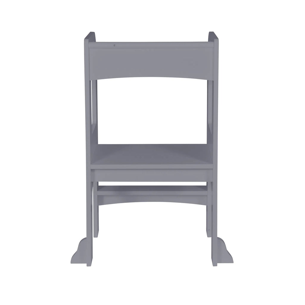 Toddler Standing Tower Step Stool, MDF Kids Kitchen Helper Stool with 50 lbs Weight Limit, Safe Elevated Learning Tower for Counter, Bathroom