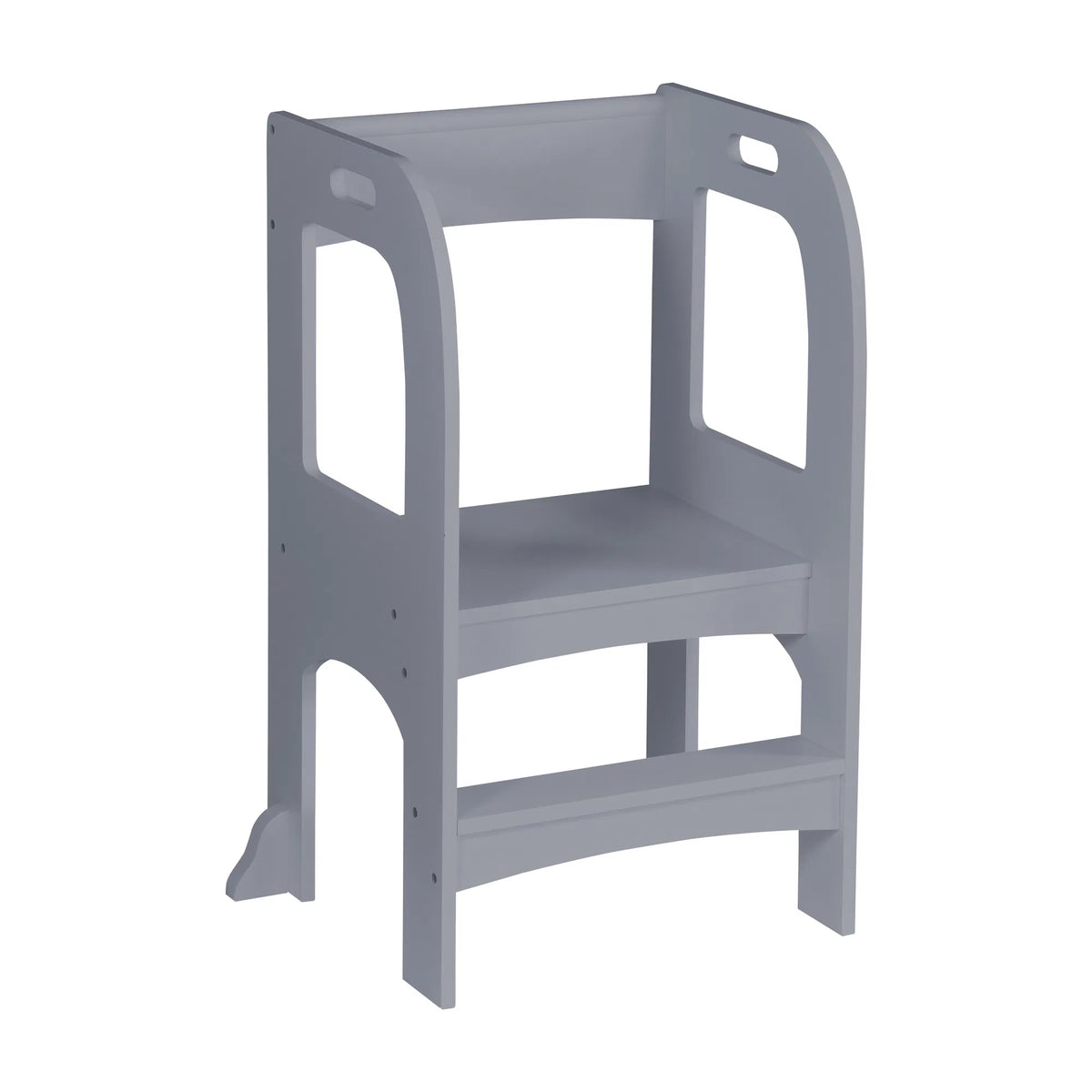 Toddler Standing Tower Step Stool, MDF Kids Kitchen Helper Stool with 50 lbs Weight Limit, Safe Elevated Learning Tower for Counter, Bathroom