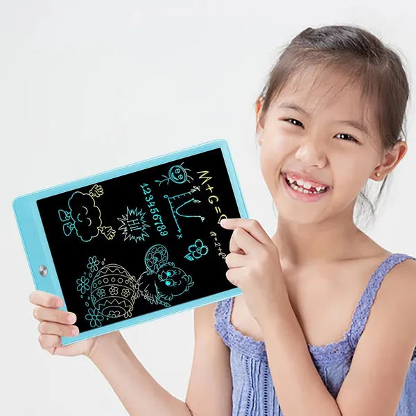Aeelleea Kids LCD Drawing Tablet, Erasable Cartoon Handwriting Board, Educational Portable Travel Painting Toy