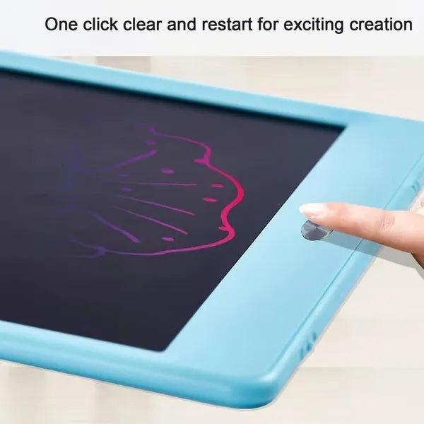 Aeelleea Kids LCD Drawing Tablet, Erasable Cartoon Handwriting Board, Educational Portable Travel Painting Toy