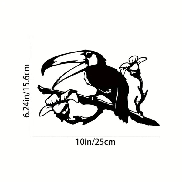 Vintage Butterfly & Bird Silhouette Garden Stakes, Weather‑Resistant Metal Yard Art for Patio, Lawn, Flower Beds & Gardening Holiday Gift