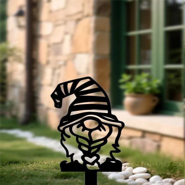 Garden Elf Statue Outdoor Decor, Handmade Resin Fairy Sculpture, Cute Figurine for Yard, Patio, Lawn & Garden Gift