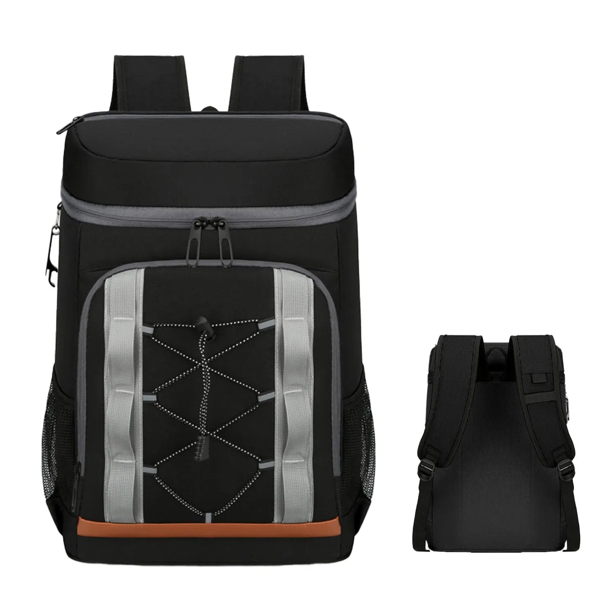 Cooler Backpack, 36 Cans Insulated Leak-Proof 25L Cooler Bag, Portable Thermal Backpack with Bottle Opener for Camping Hiking Picnic Beach Fishing