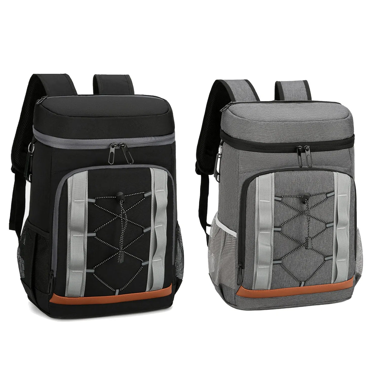 Cooler Backpack, 36 Cans Insulated Leak-Proof 25L Cooler Bag, Portable Thermal Backpack with Bottle Opener for Camping Hiking Picnic Beach Fishing