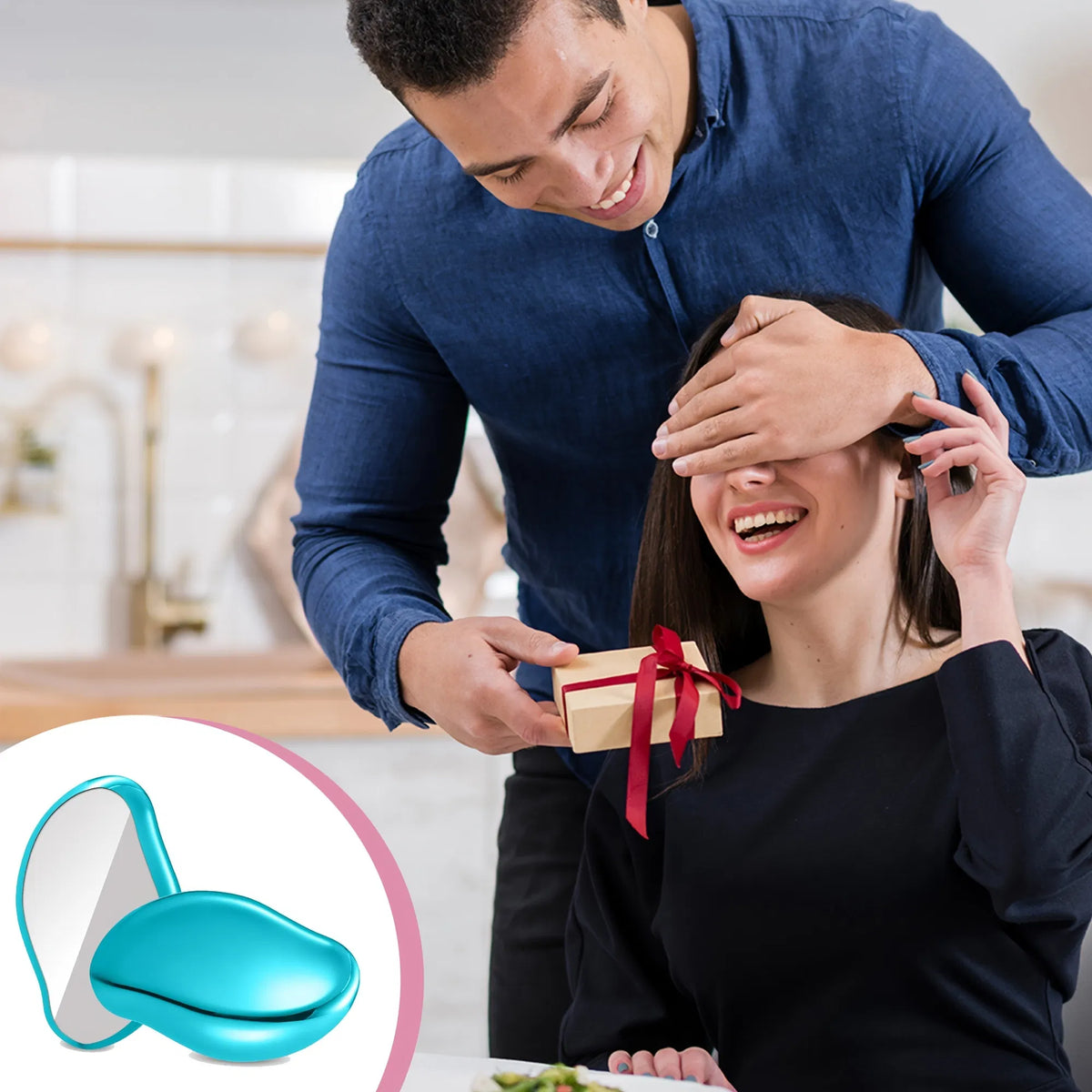 Reusable Crystal Hair Eraser for Men & Women, Glass Body Hair Removal Tool for Arms, Legs & Body