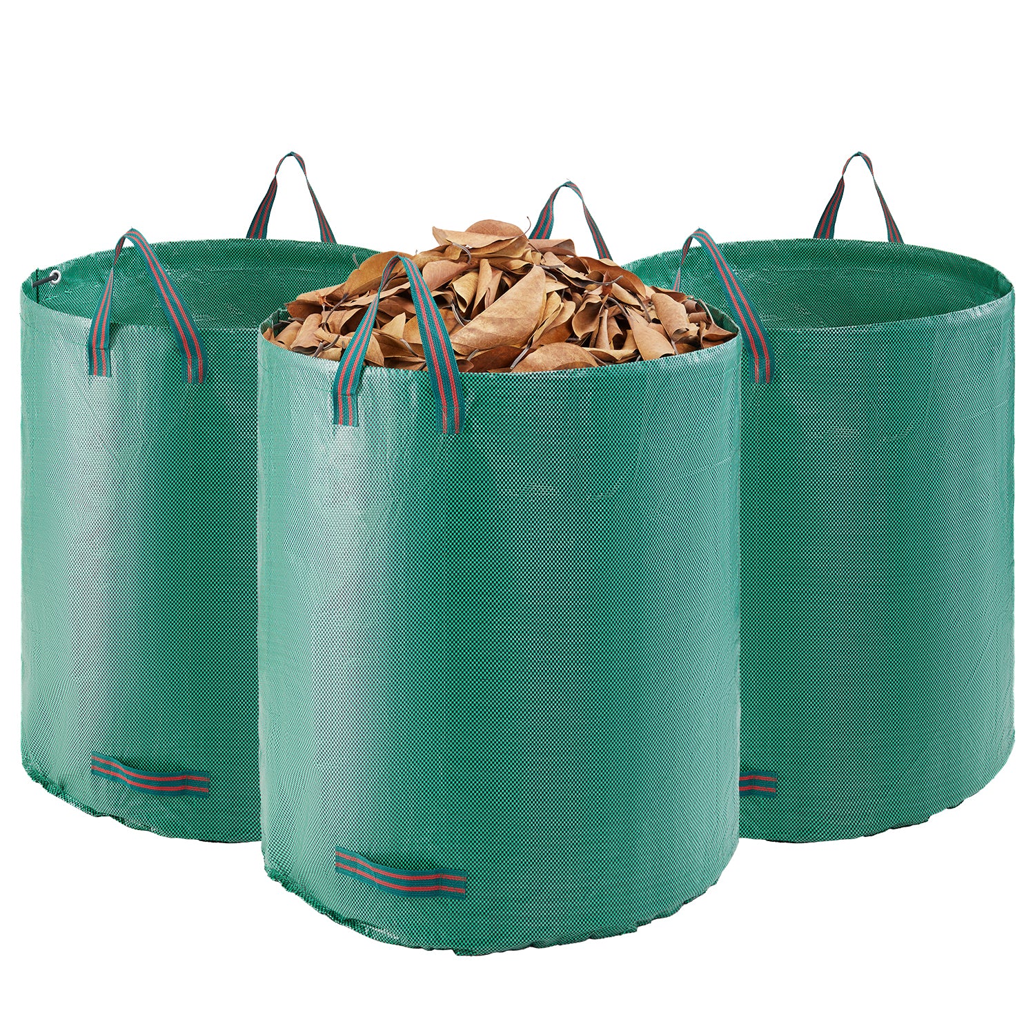3-Pack 72 Gallon Reusable Yard Waste Bag Garden Leaf Trash Container Lawn Garden