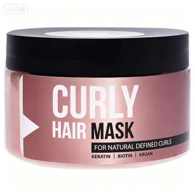 Savion Curly Hair Mask for Women, 8.45 oz Deep Conditioning Hair Treatment, Moisturizing Repair Mask for Dry & Damaged Curly Hair