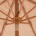 Thatched Patio Umbrella, Tiki Style Outdoor Straw Umbrella with Tilt Adjustment and Crank, Wood Pole for Pool Beach Garden