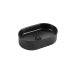 Oval Black Ceramic Vessel Sink, Above Counter Bathroom Vanity Bowl, Modern Porcelain Sink Basin No Faucet No Drain