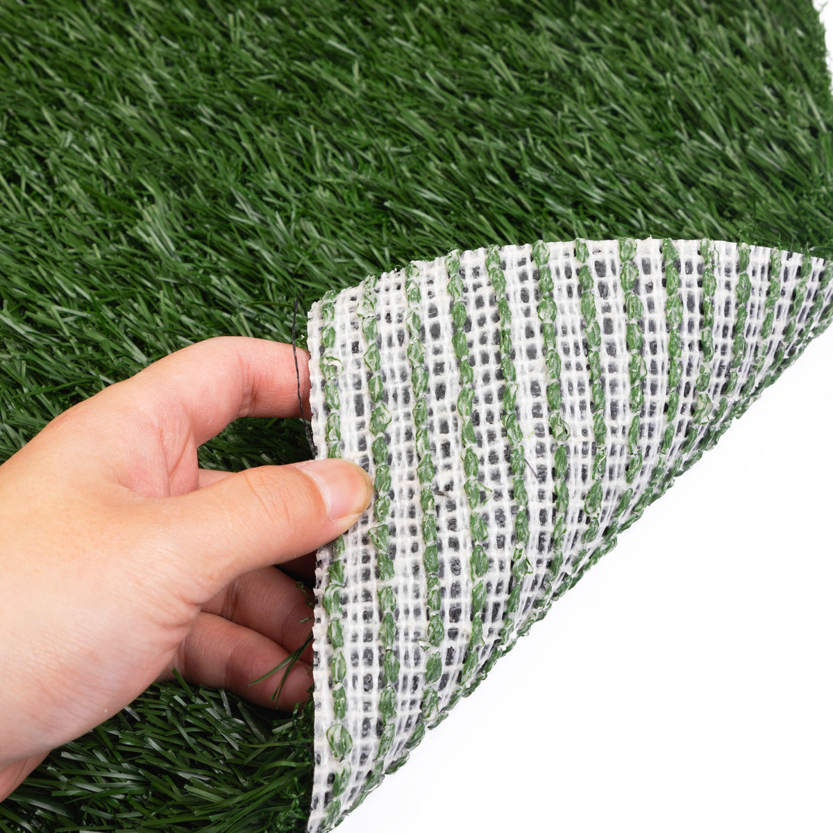 Large Reusable Artificial Grass Pee Pad for Dogs, 2 Pack Washable Puppy Potty Training Turf Mat for Indoor Balcony Use