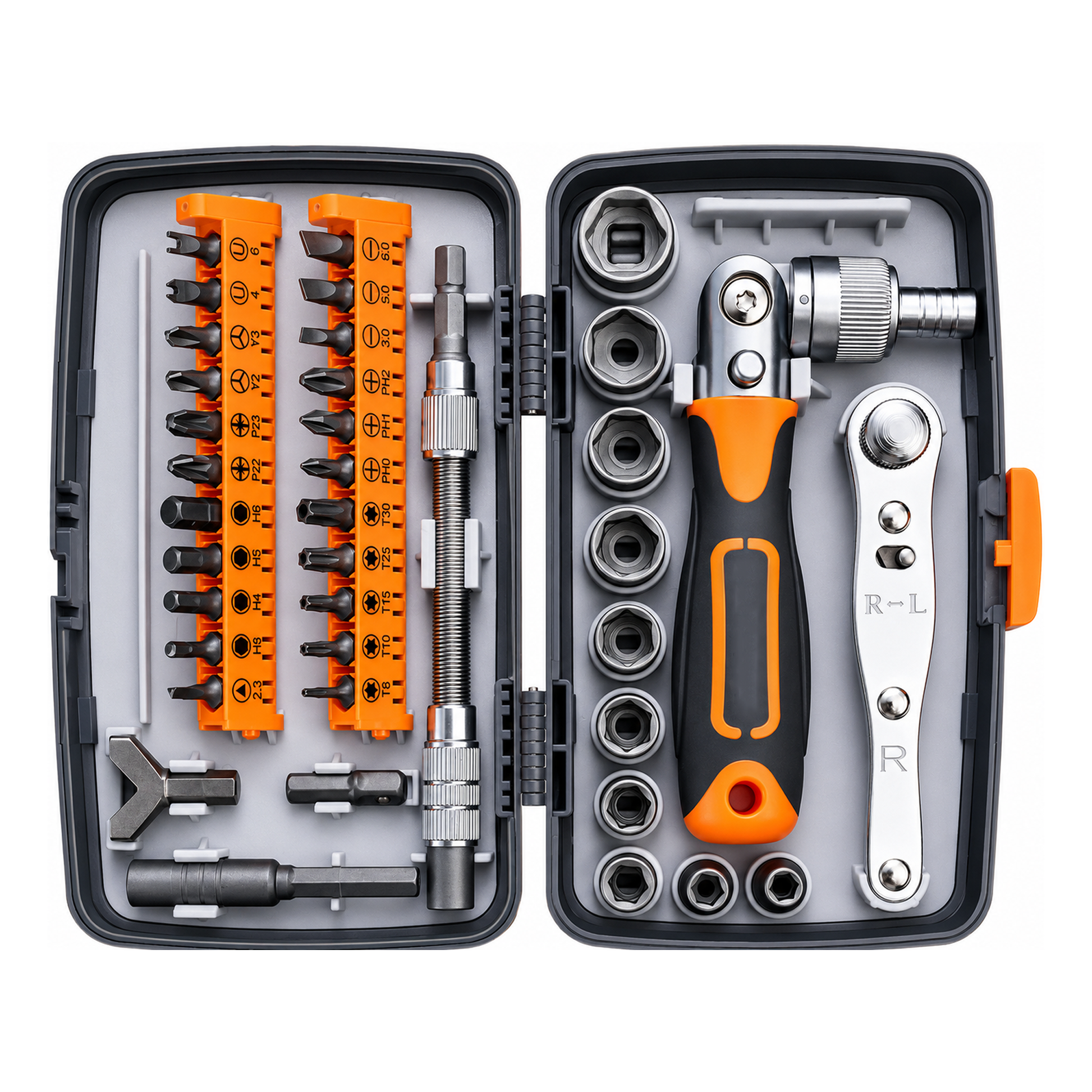 KeenWise 38-in-1 Pink Tool Set Ratcheting Screwdriver Kit, Magnetic Precision Mechanic Tools for DIY Home Repair, Multi-Bit Screwdriver Set (2880B)