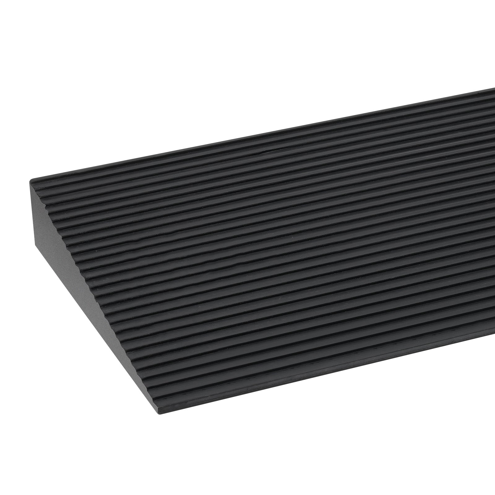 .2" Rise Cuttable Threshold Ramp for Doorways, 35.4" Wide Natural Rubber Wheelchair Ramp, Non-Slip Wheelchair Ramp for Home & Groceries