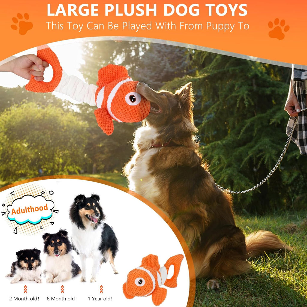 ZippyPaws Durable Interactive Tug Dog Toy: Soft Fabric, Indoor/Outdoor for All Dogs