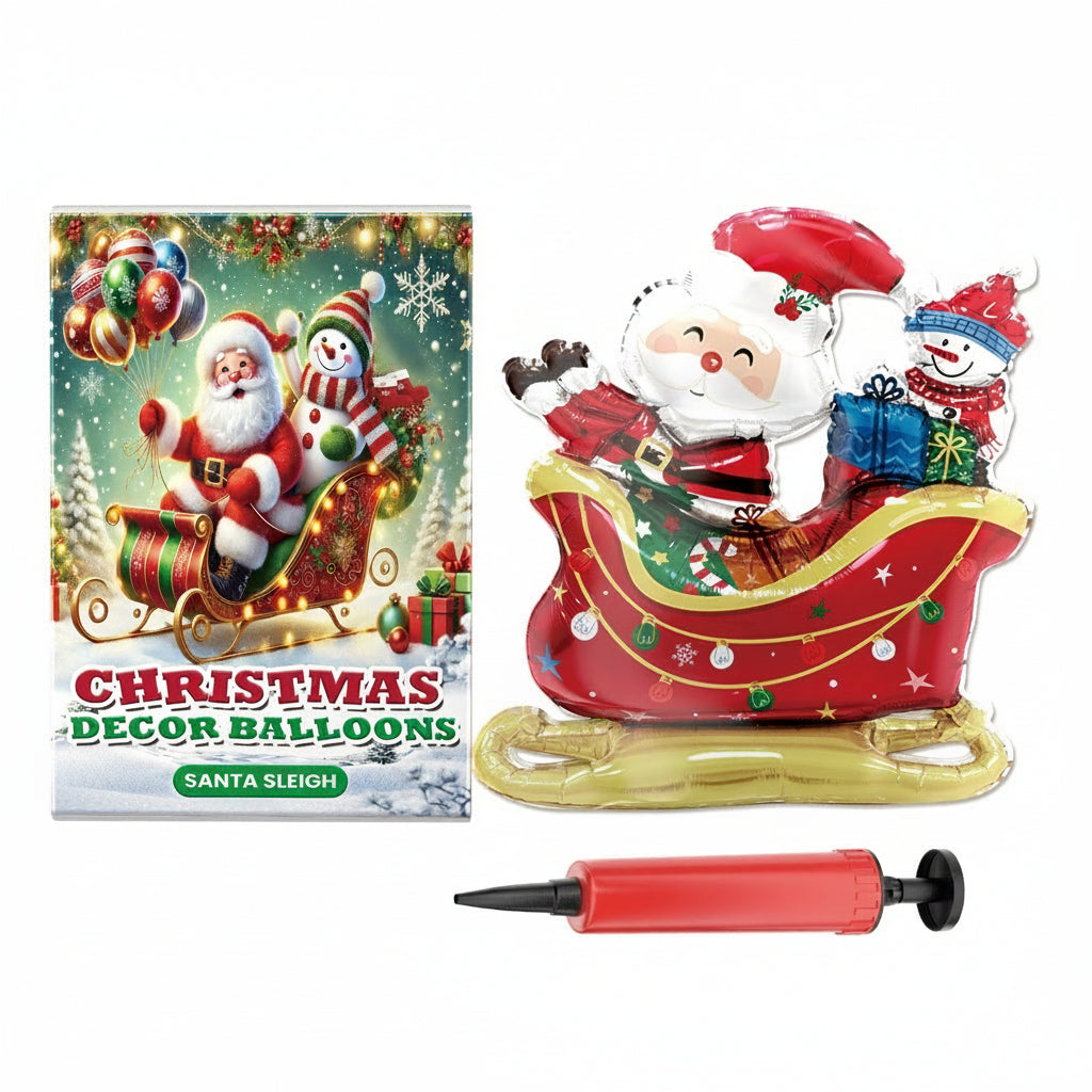 Dowmoo Christmas Balloons Balloon Standing Santa Claus Reindeer Christmas Tree Event Atmosphere Decoration